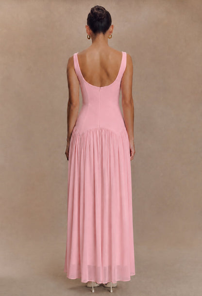 Camella Midi Dress Pink