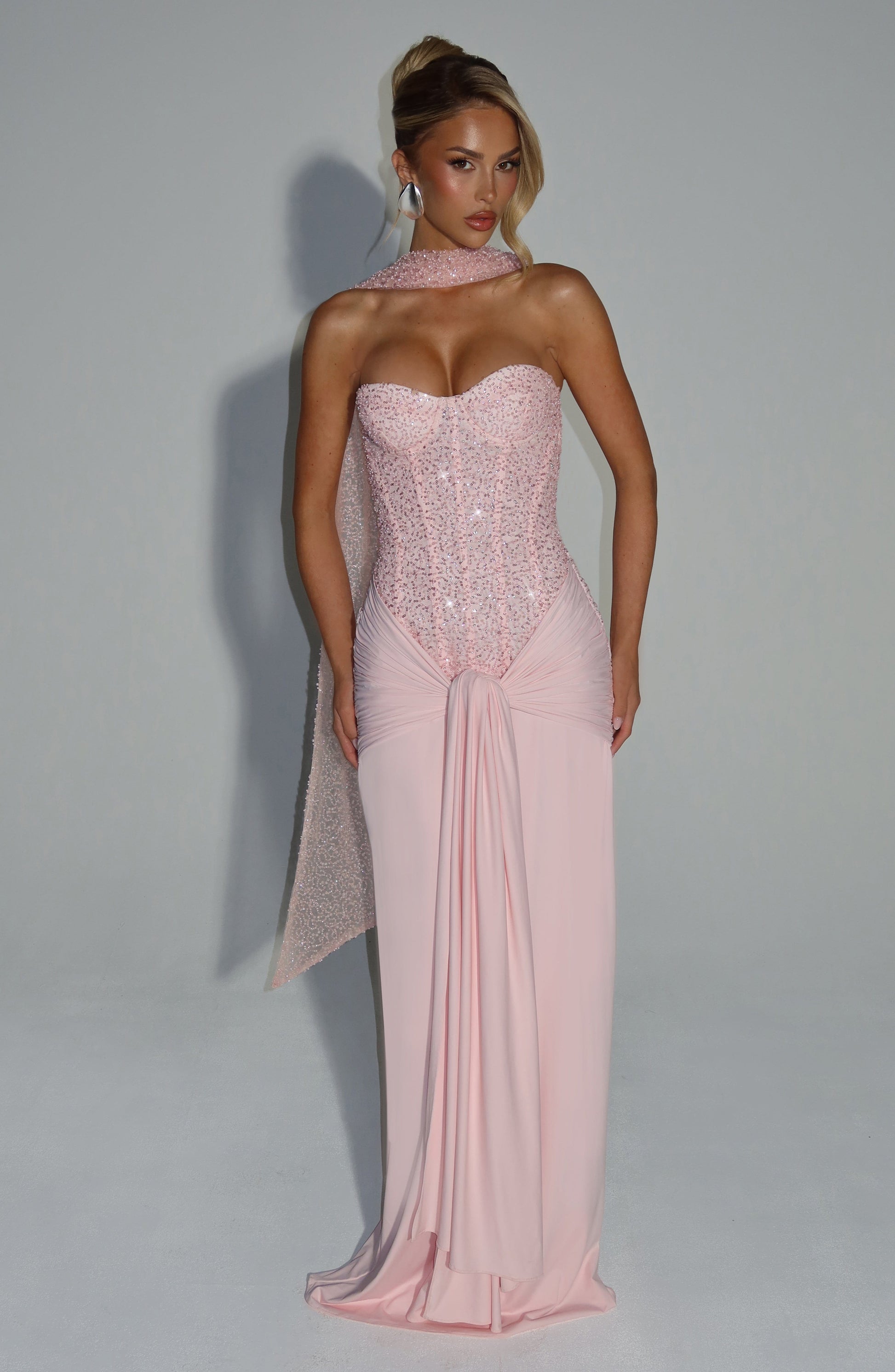 Carina Maxi Dress Blush