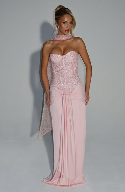 Carina Maxi Dress Blush