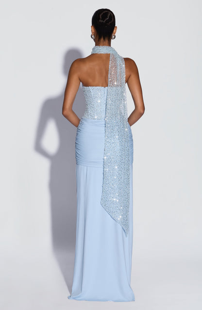 Carina Maxi Dress Glacier Blue