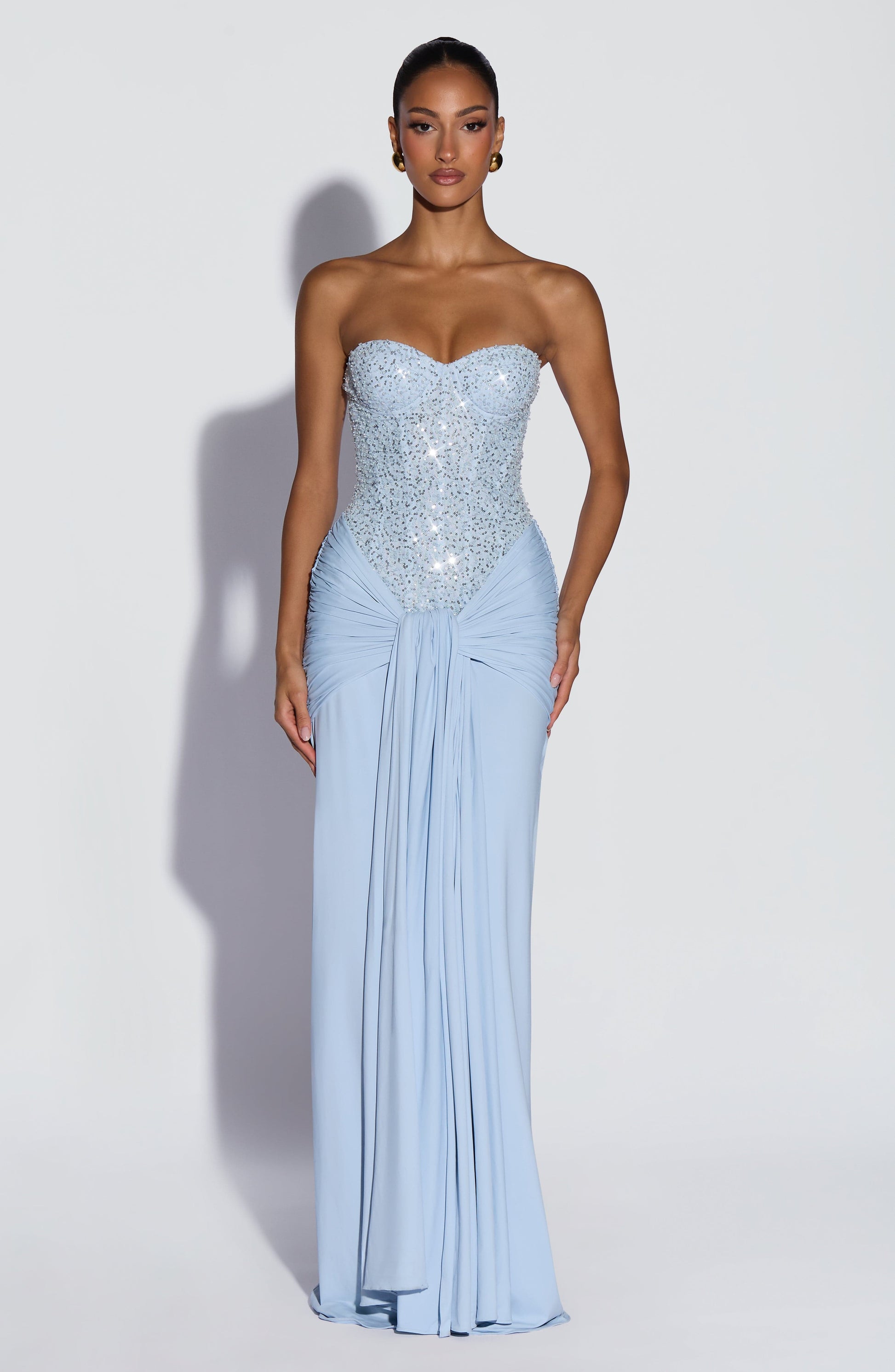 Carina Maxi Dress Glacier Blue