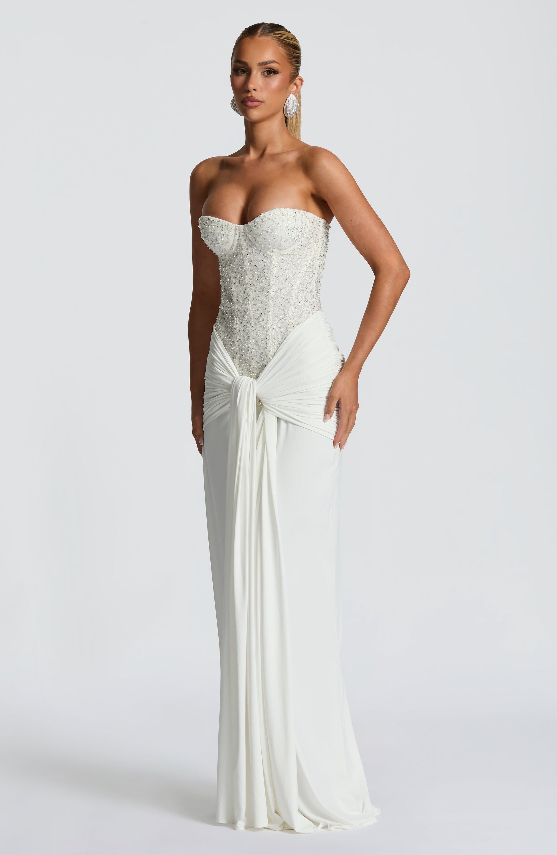 Carina Maxi Dress Ivory