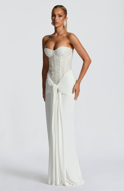 Carina Maxi Dress Ivory