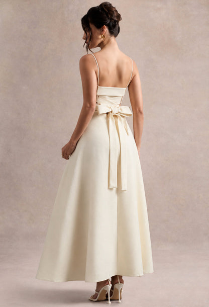 Carmenne Maxi Dress Ivory
