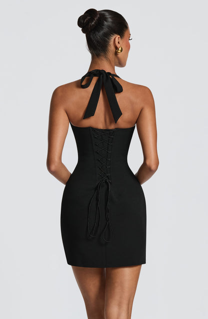 Cassia Mini Dress Black