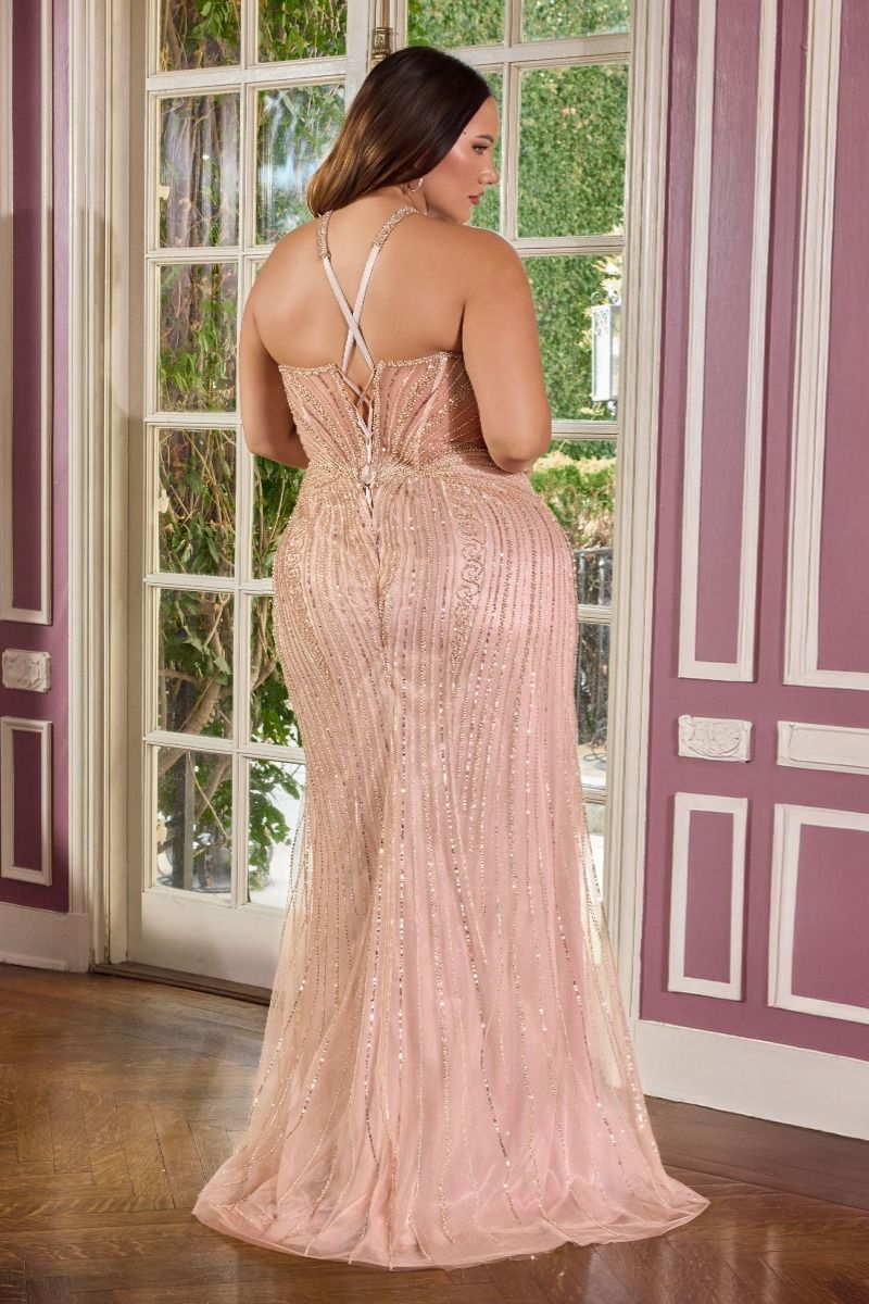 Gretchen Gown Sequin Fitted Dress