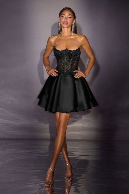 Nikki Mini Dress Fit & Flare Cocktail Dress