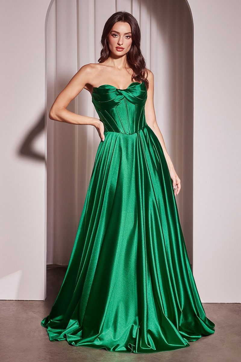 Ellery Gown Satin A- Dress With Pockets