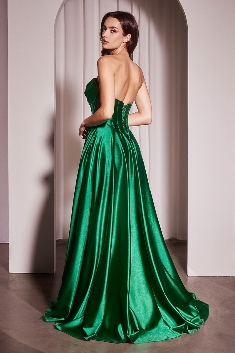 Ellery Gown Satin A- Dress With Pockets