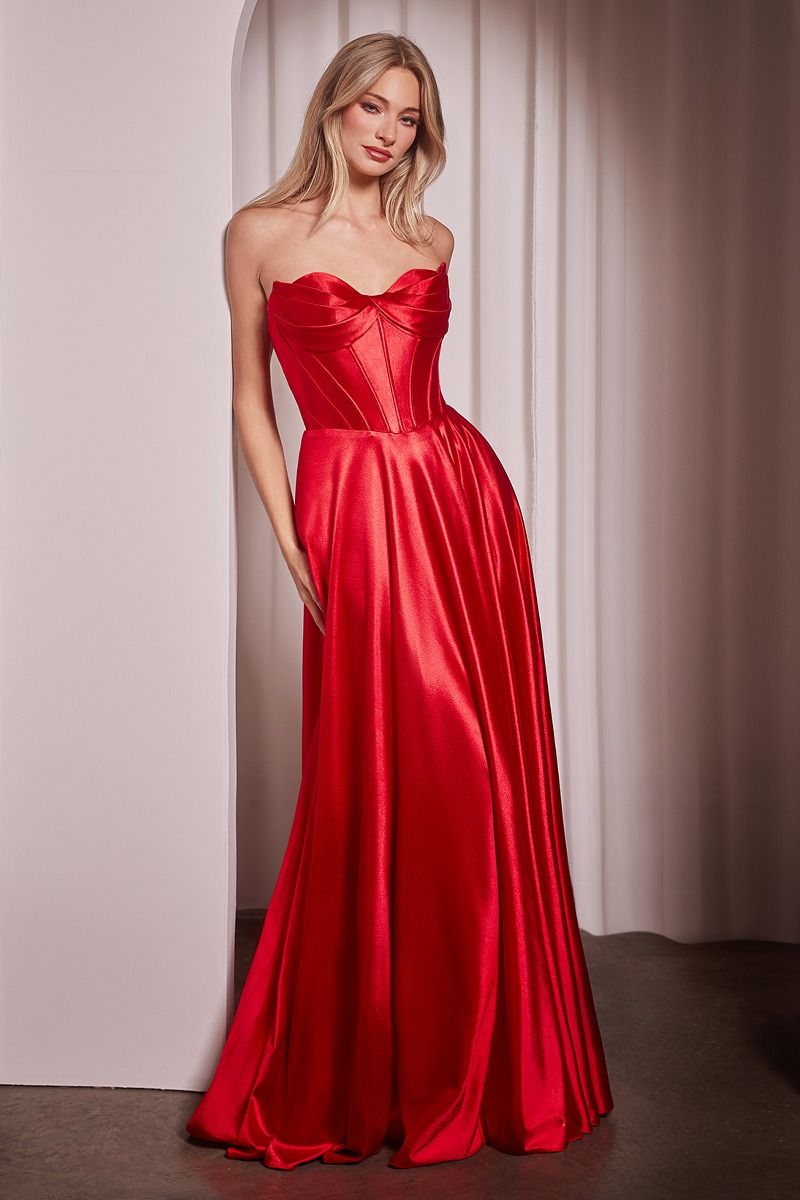 Ellery Gown Satin A- Dress With Pockets