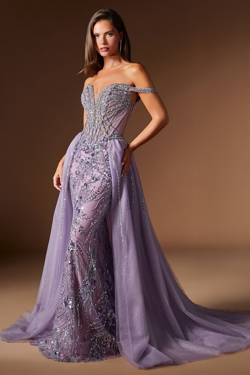 Esperanza Gown Crystal Embellished Formal Evening Dress