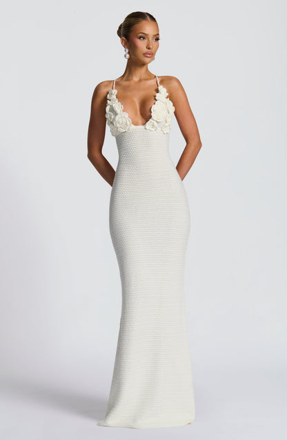 Celaena Maxi Dress Ivory