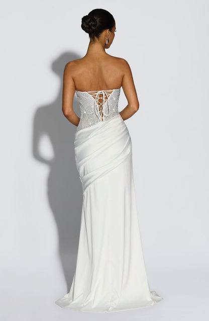 Celestia Maxi Dress Ivory