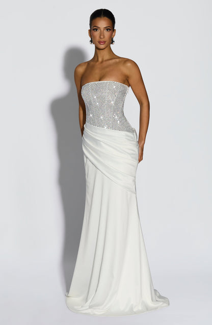 Celestia Maxi Dress Ivory