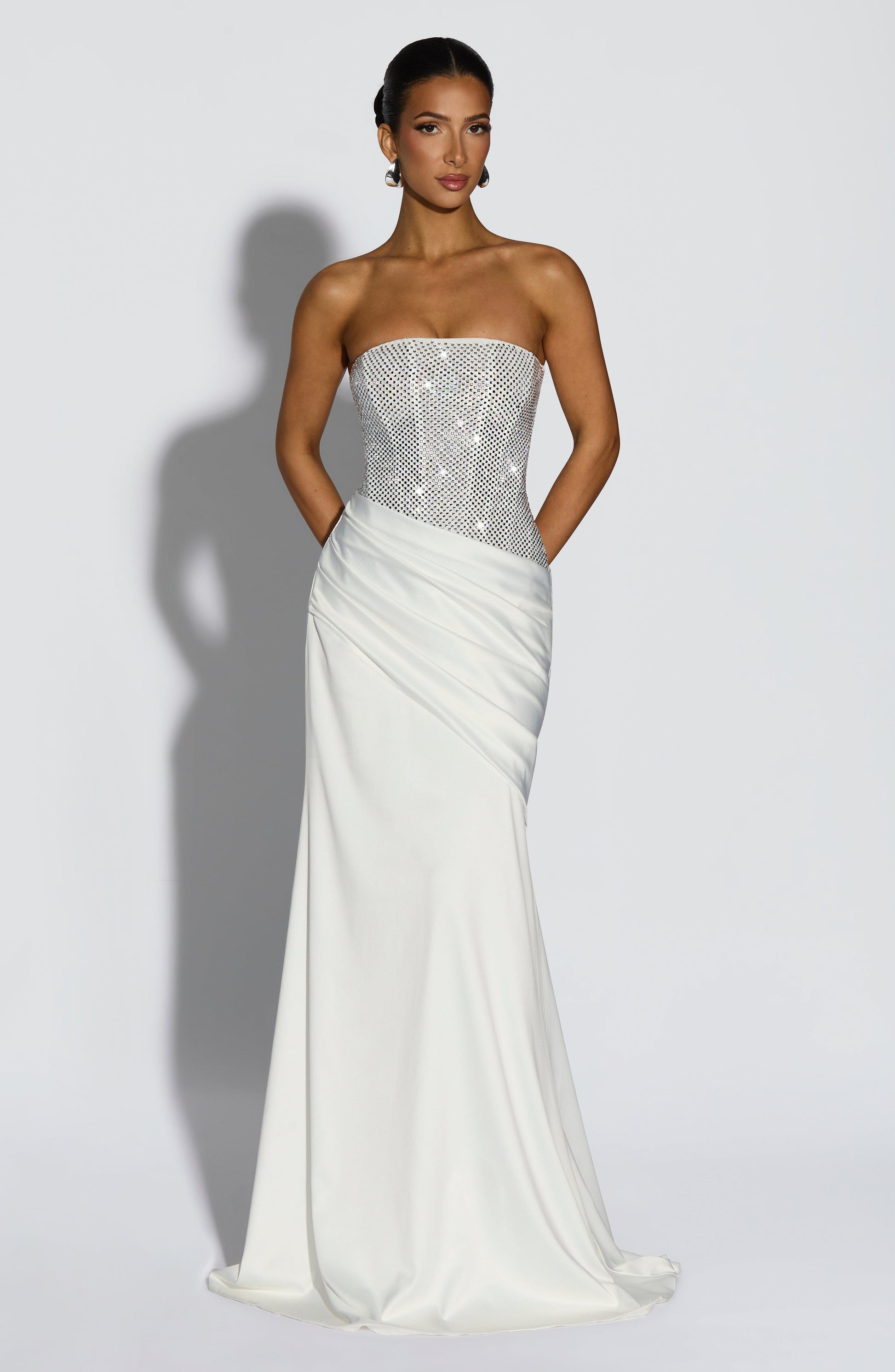 Celestia Maxi Dress Ivory