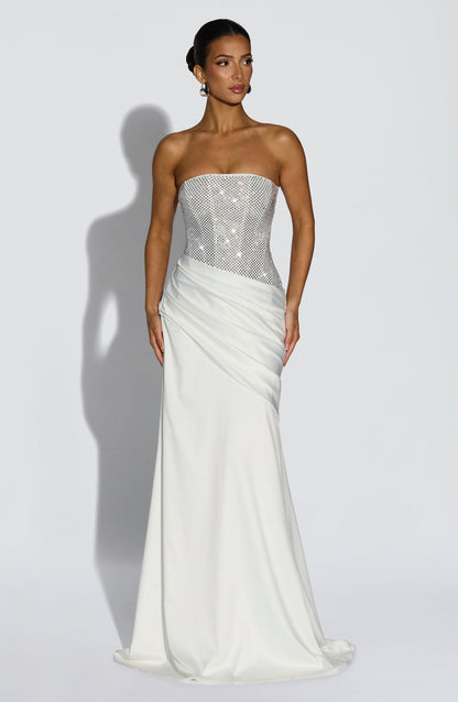 Celestia Maxi Dress Ivory