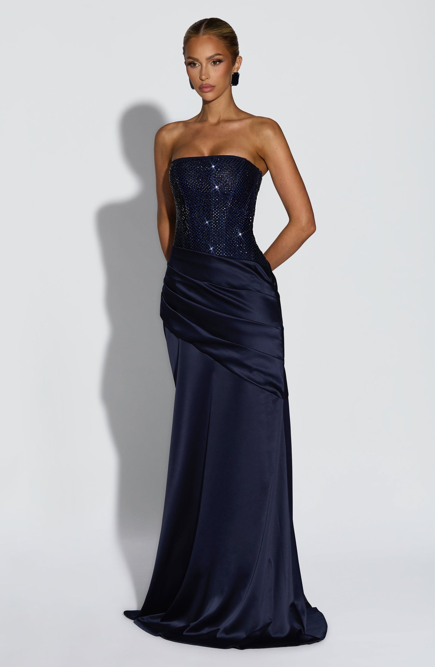 Celestia Maxi Dress Navy