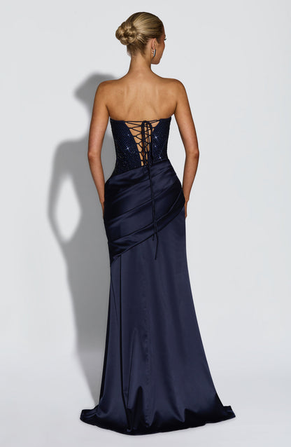 Celestia Maxi Dress Navy