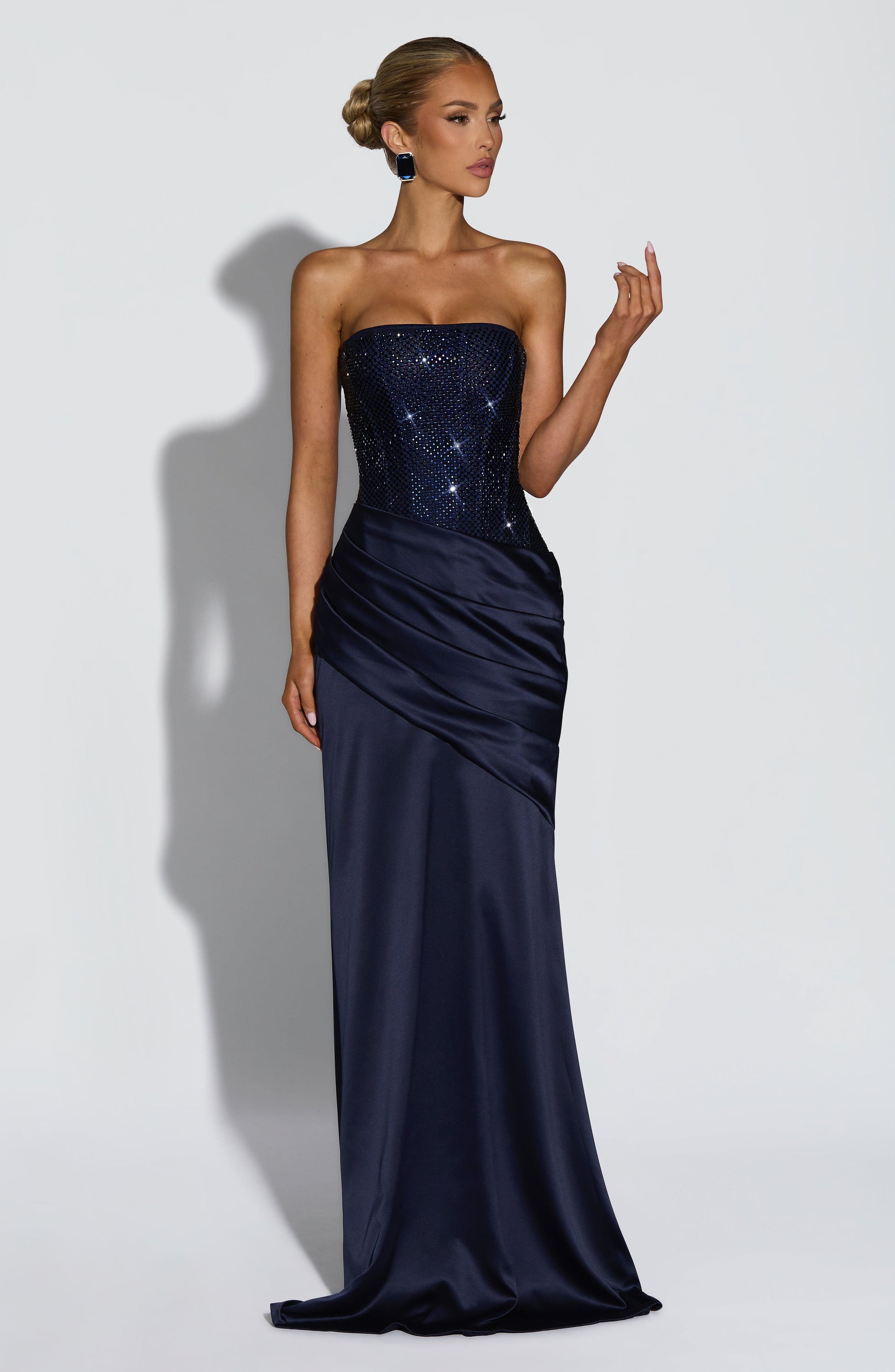 Celestia Maxi Dress Navy