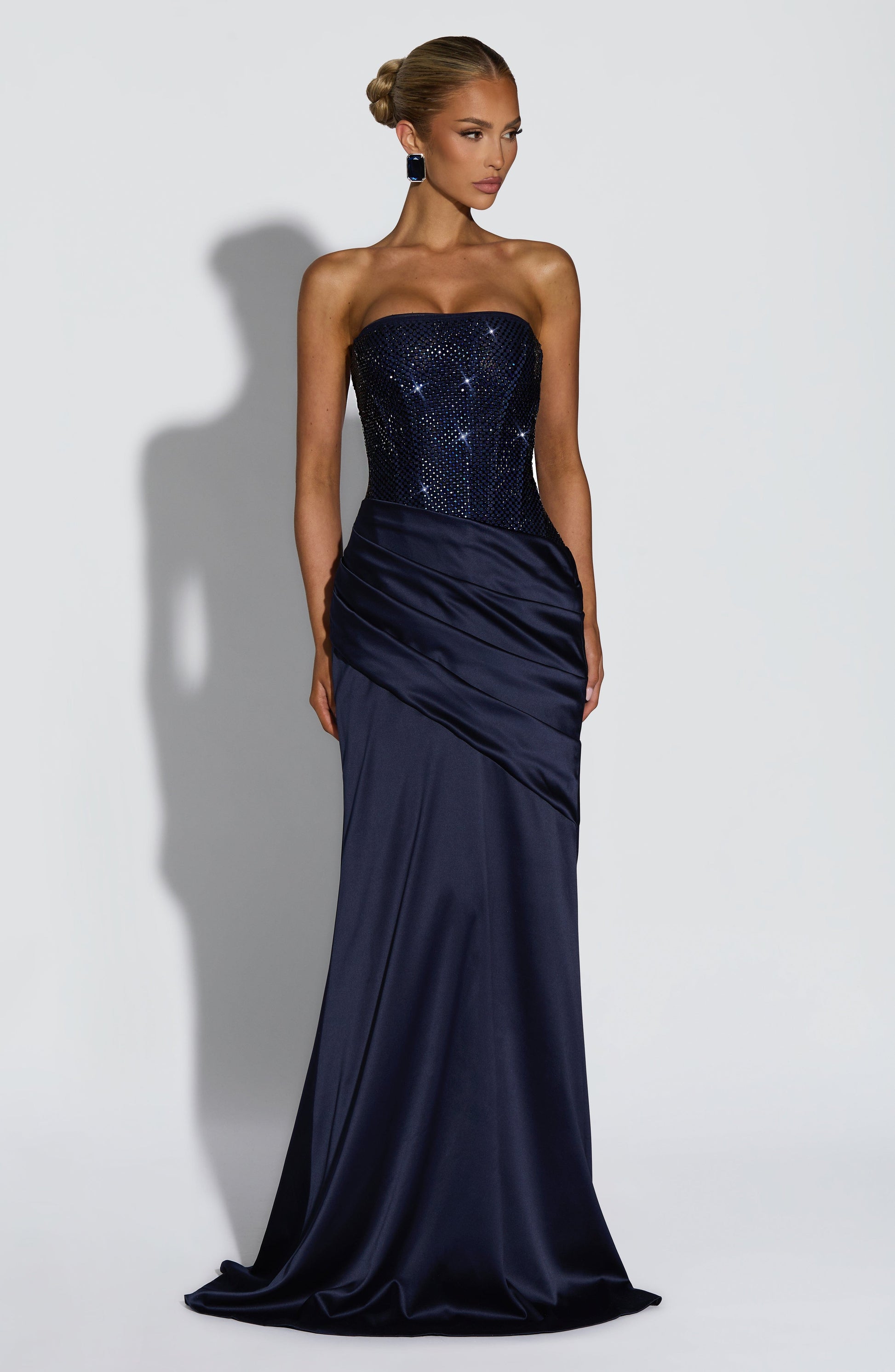 Celestia Maxi Dress Navy