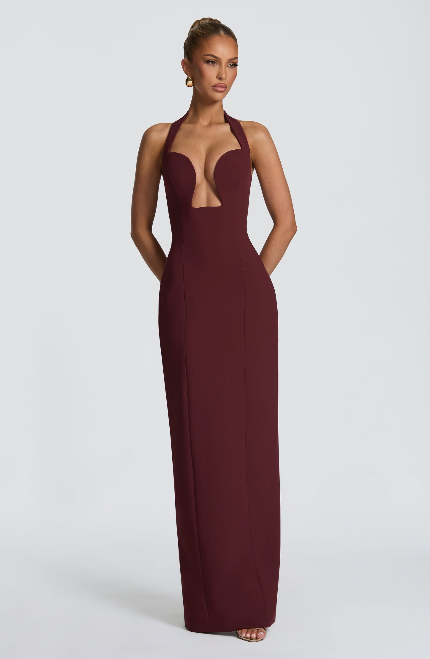 Charlotte Maxi Dress Cherry Lacquer