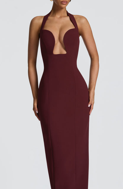 Charlotte Maxi Dress Cherry Lacquer