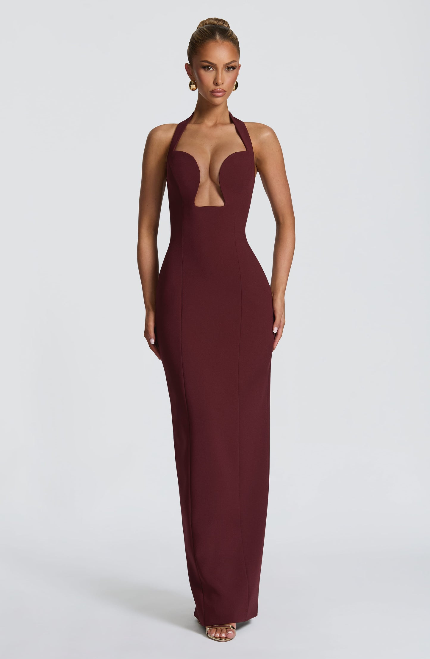 Charlotte Maxi Dress Cherry Lacquer