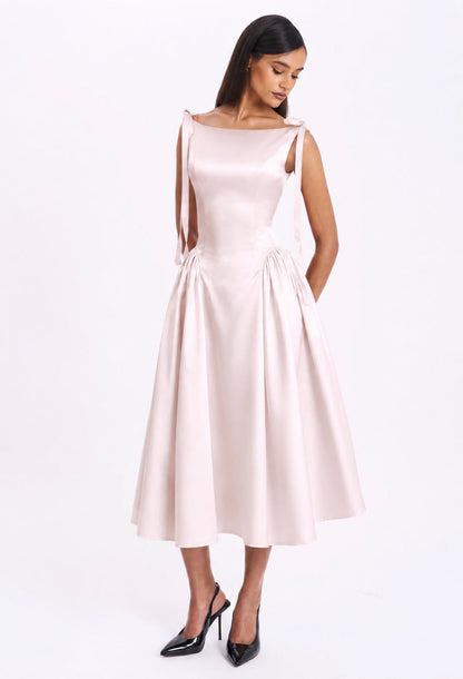 Cinderella Midi Dress Pale Pink