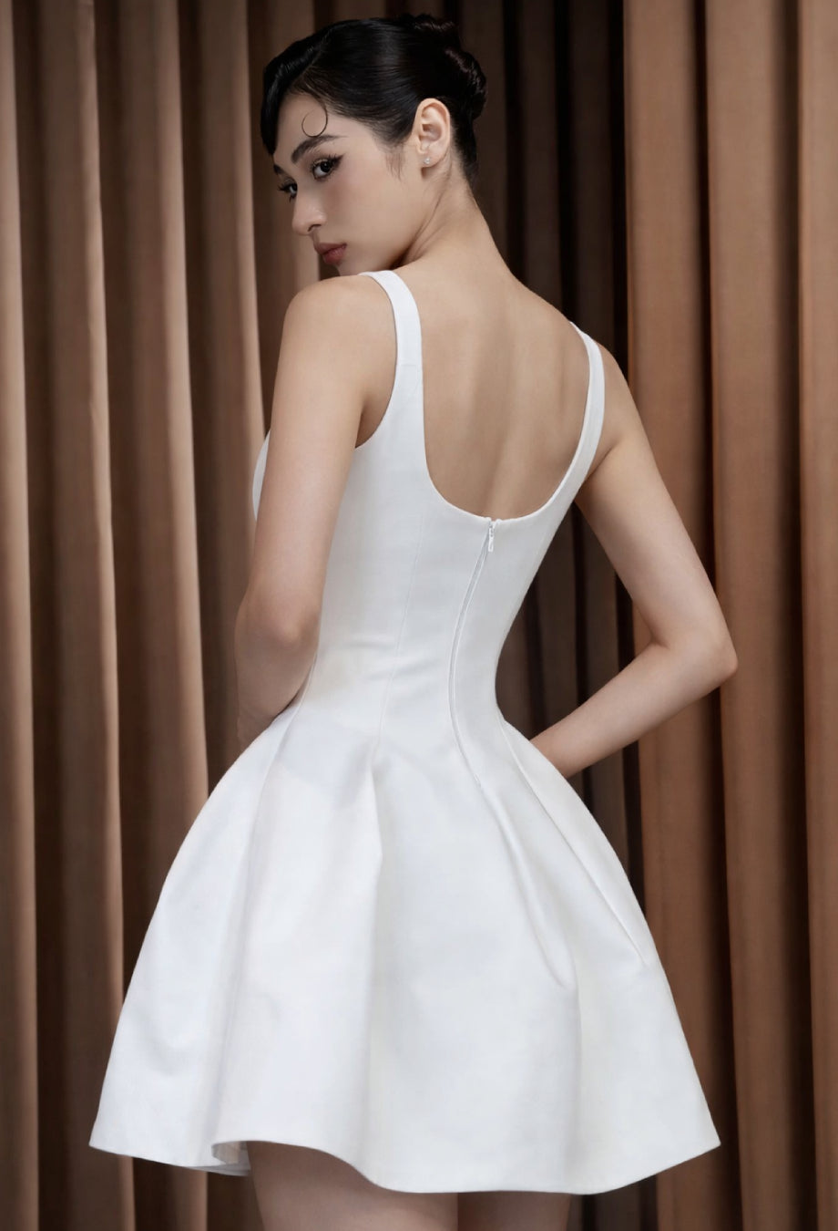 Claretta Mini Dress White