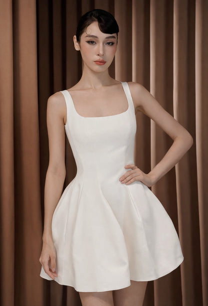 Claretta Mini Dress White