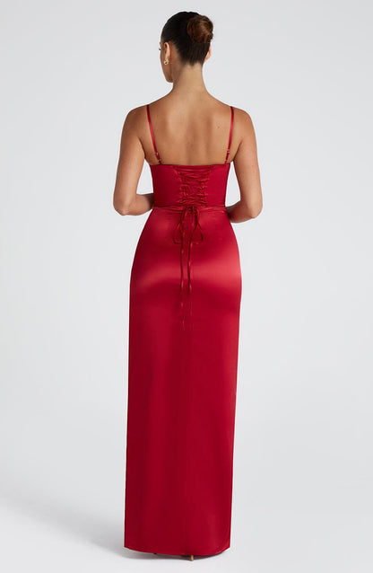 Clementine Maxi Dress Red