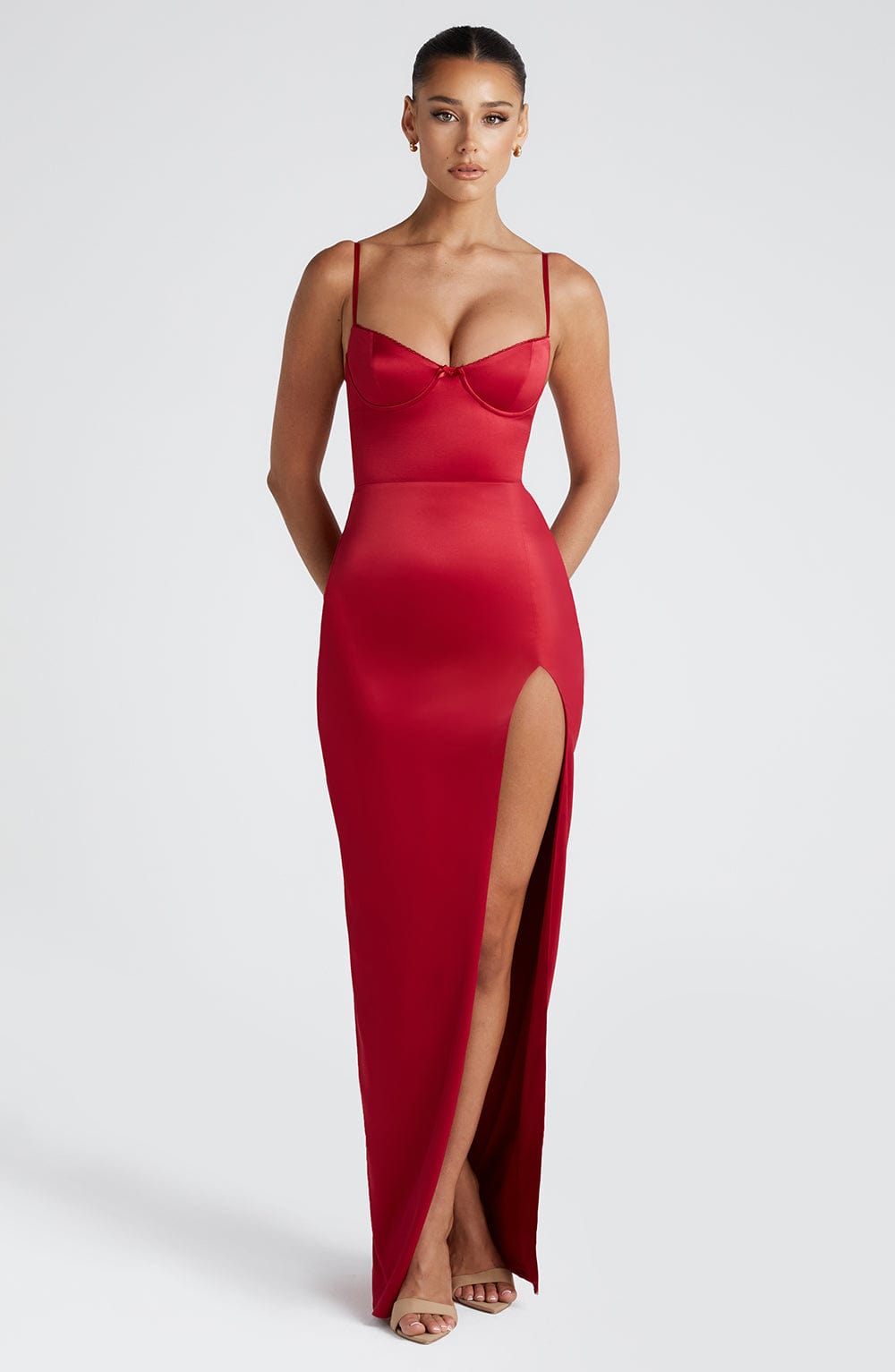 Clementine Maxi Dress Red