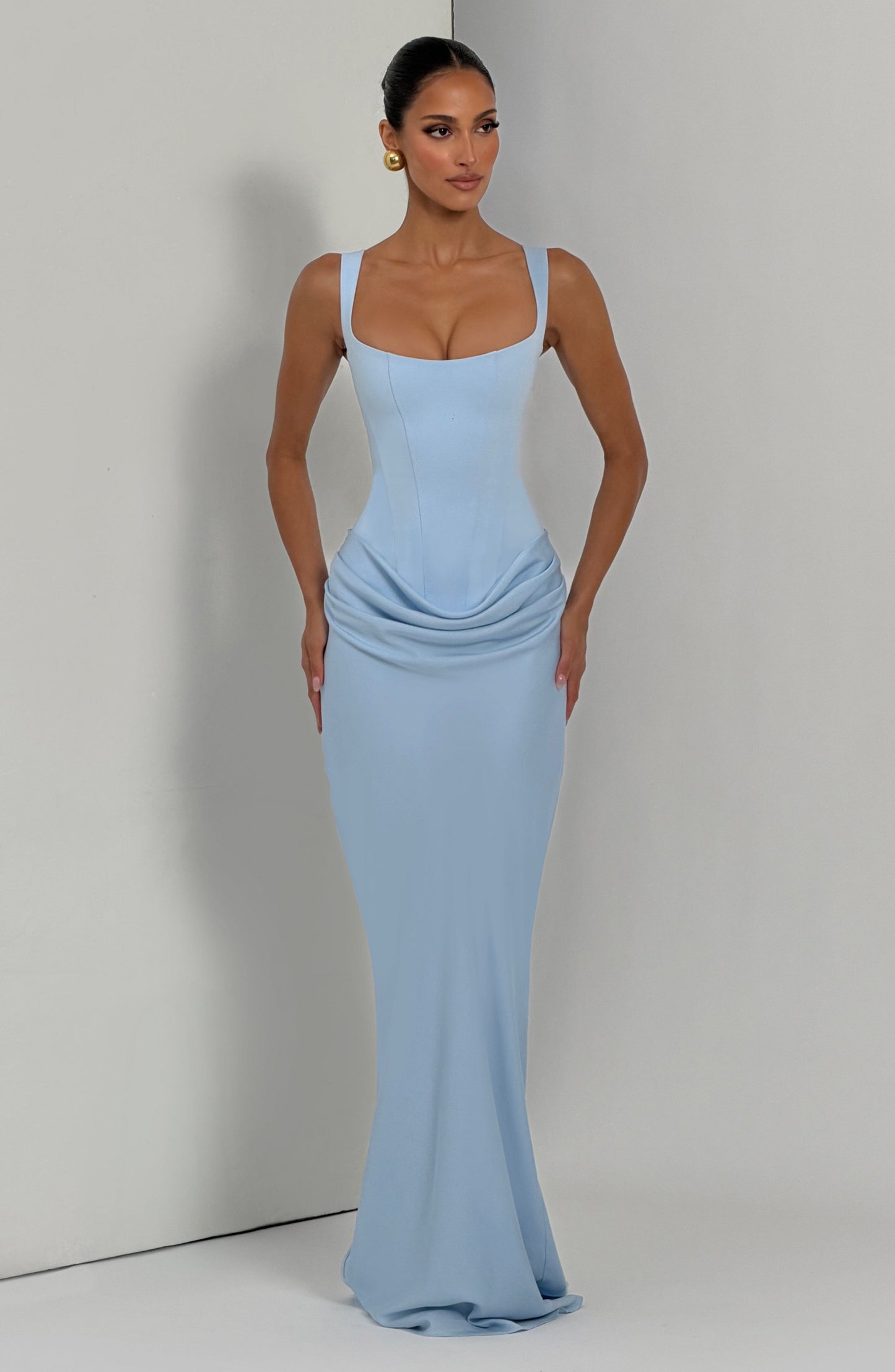 Cornelia Maxi Dress Baby Blue