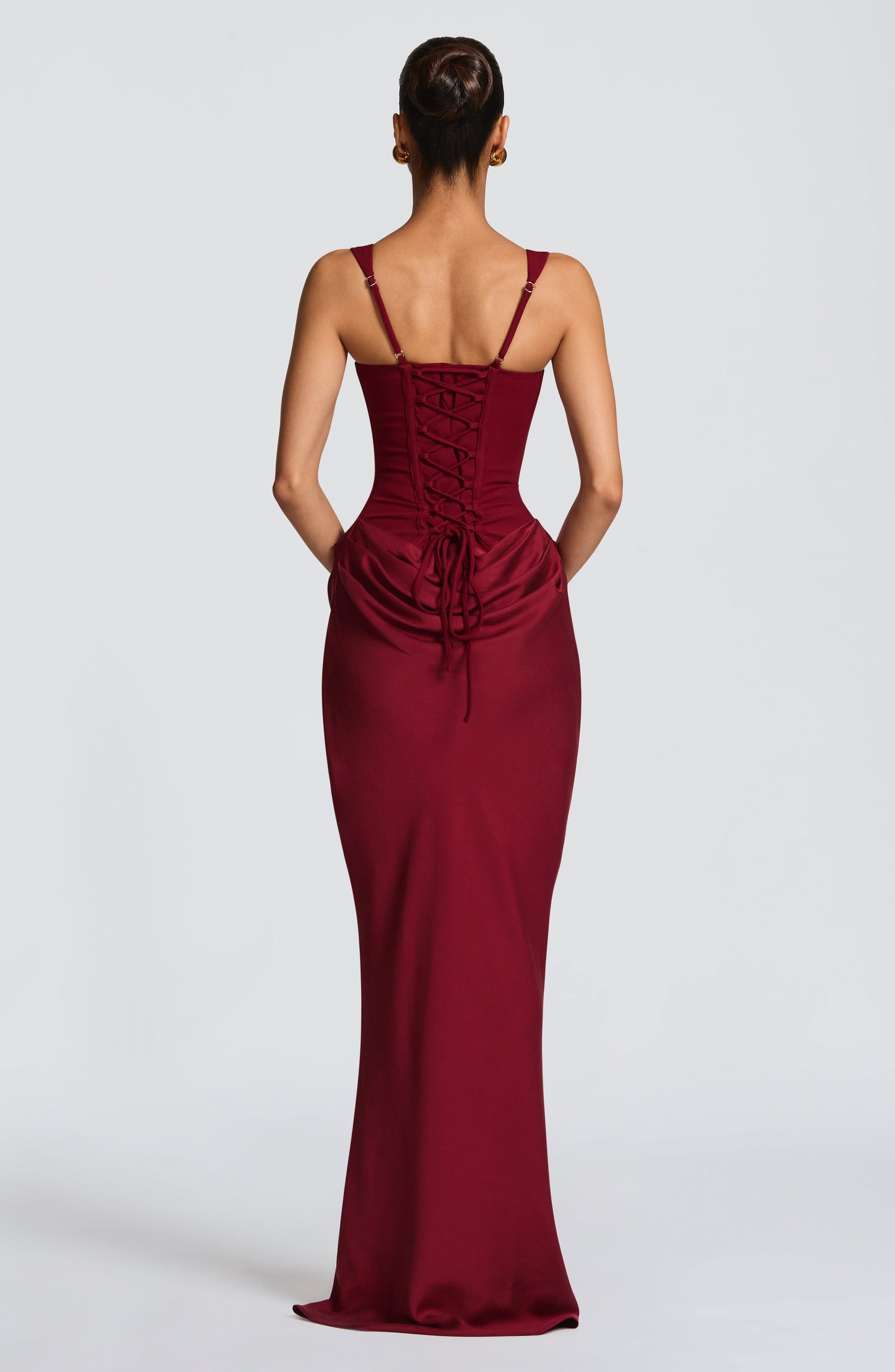 Cornelia Maxi Dress Burgundy