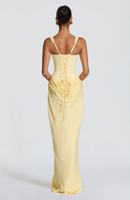 Cornelia Maxi Dress Lemon