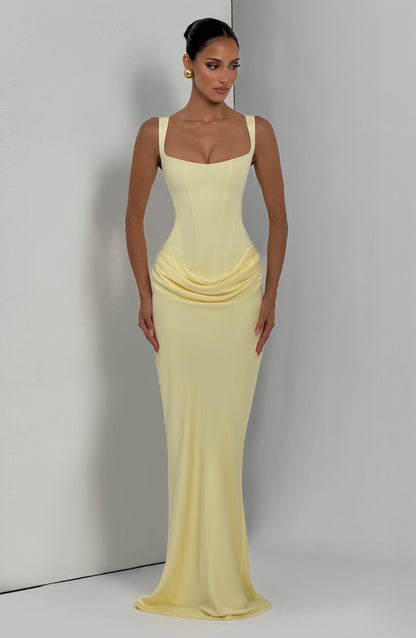 Cornelia Maxi Dress Lemon