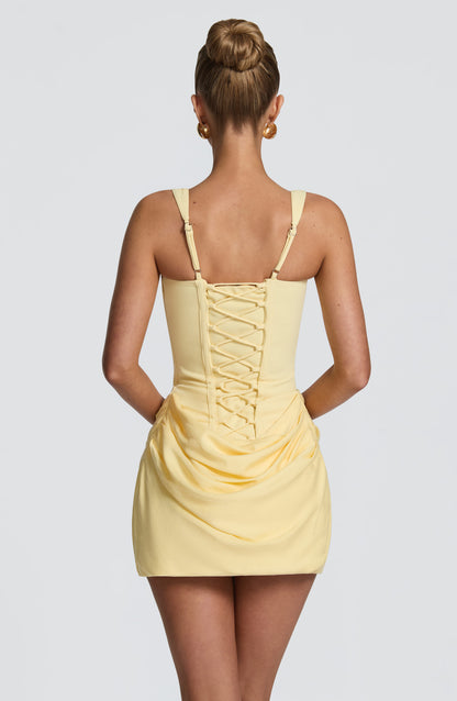 Cornelia Mini Dress Lemon