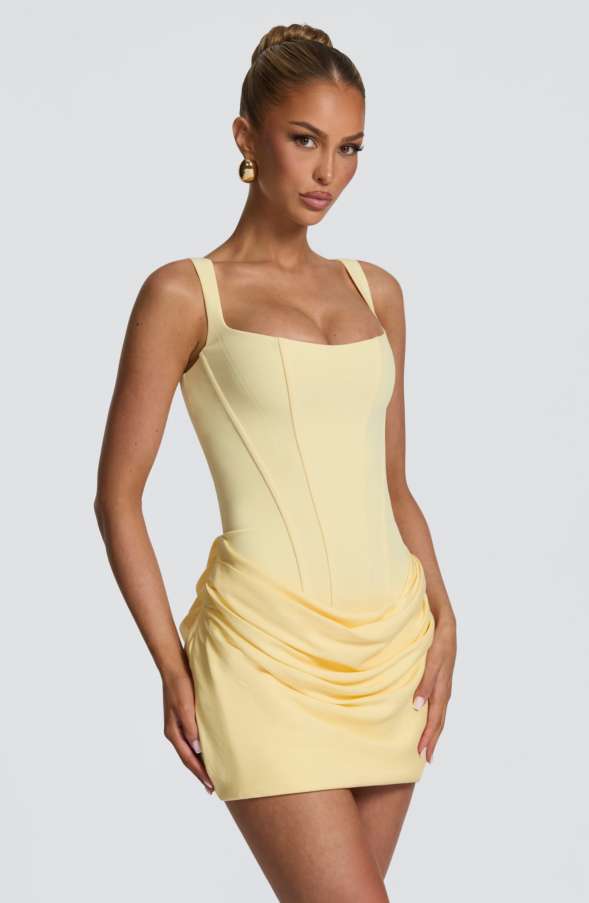 Cornelia Mini Dress Lemon