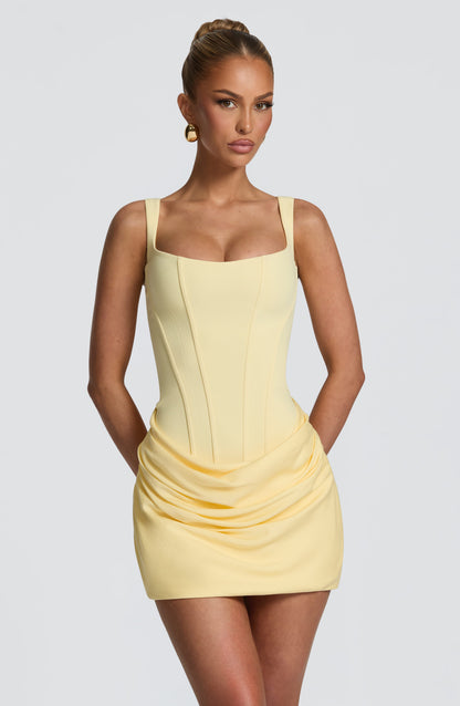 Cornelia Mini Dress Lemon