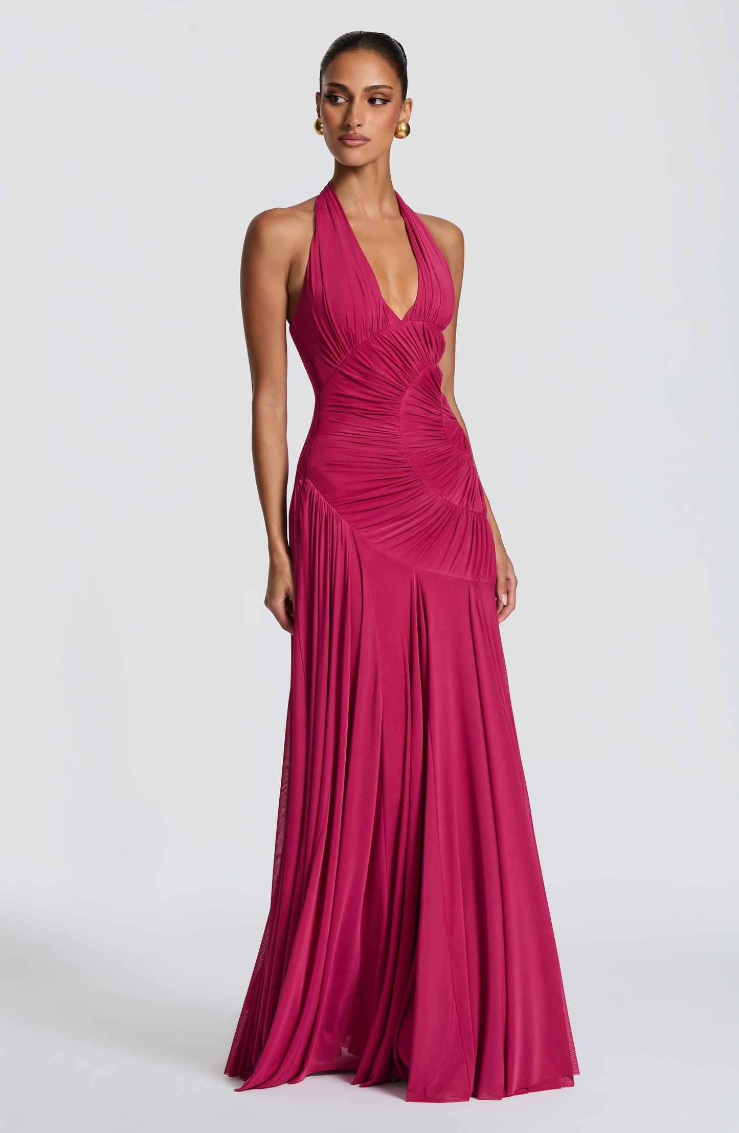Cova Maxi Dress Raspberry
