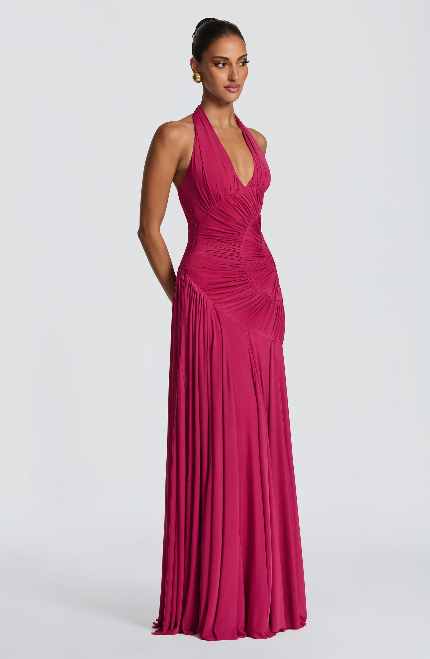 Cova Maxi Dress Raspberry