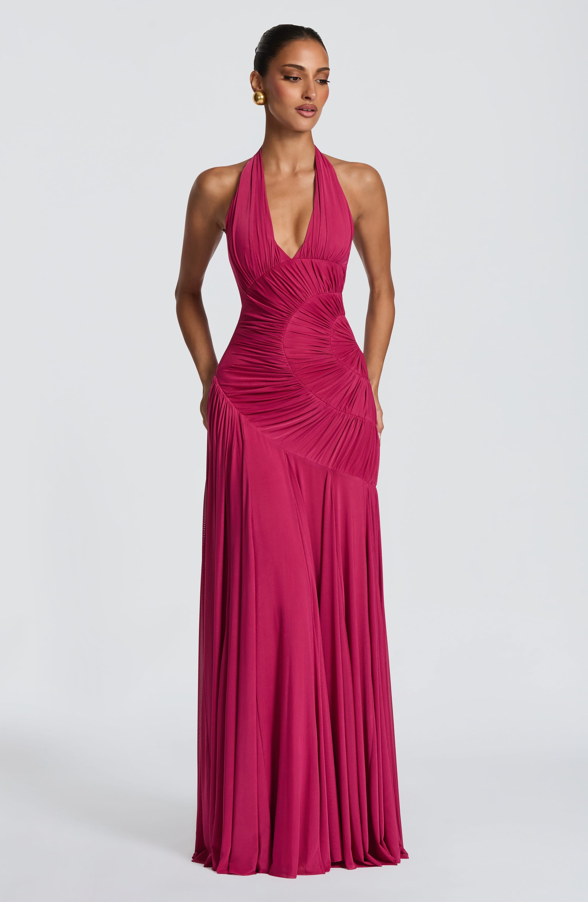 Cova Maxi Dress Raspberry