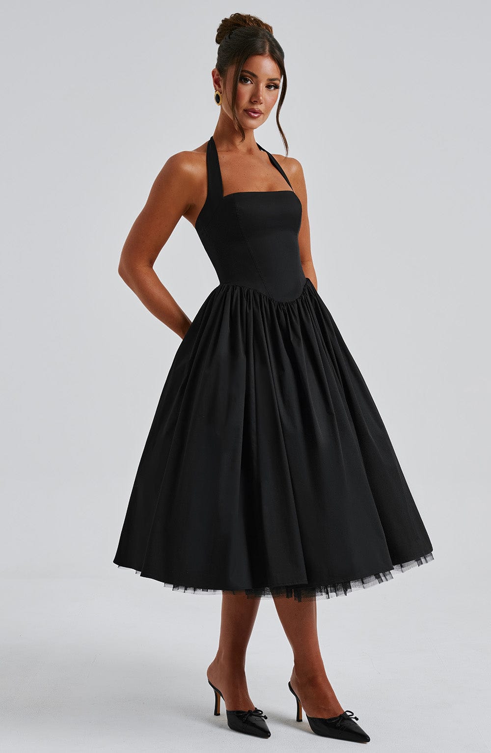 Cressida Midi Dress Black