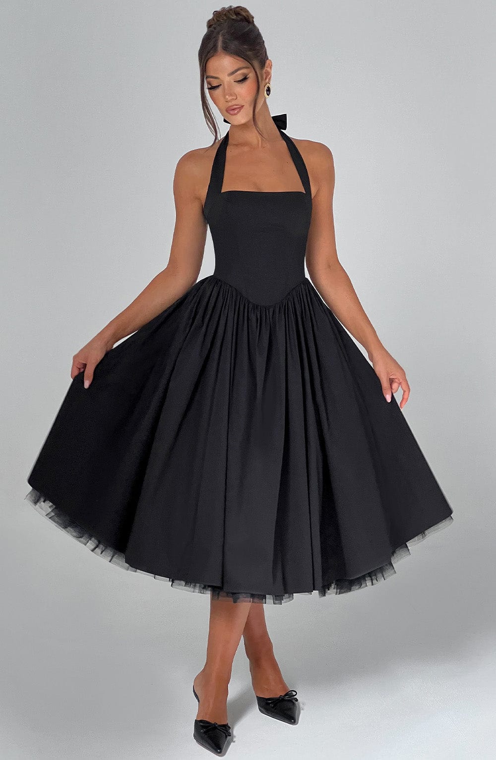Cressida Midi Dress Black