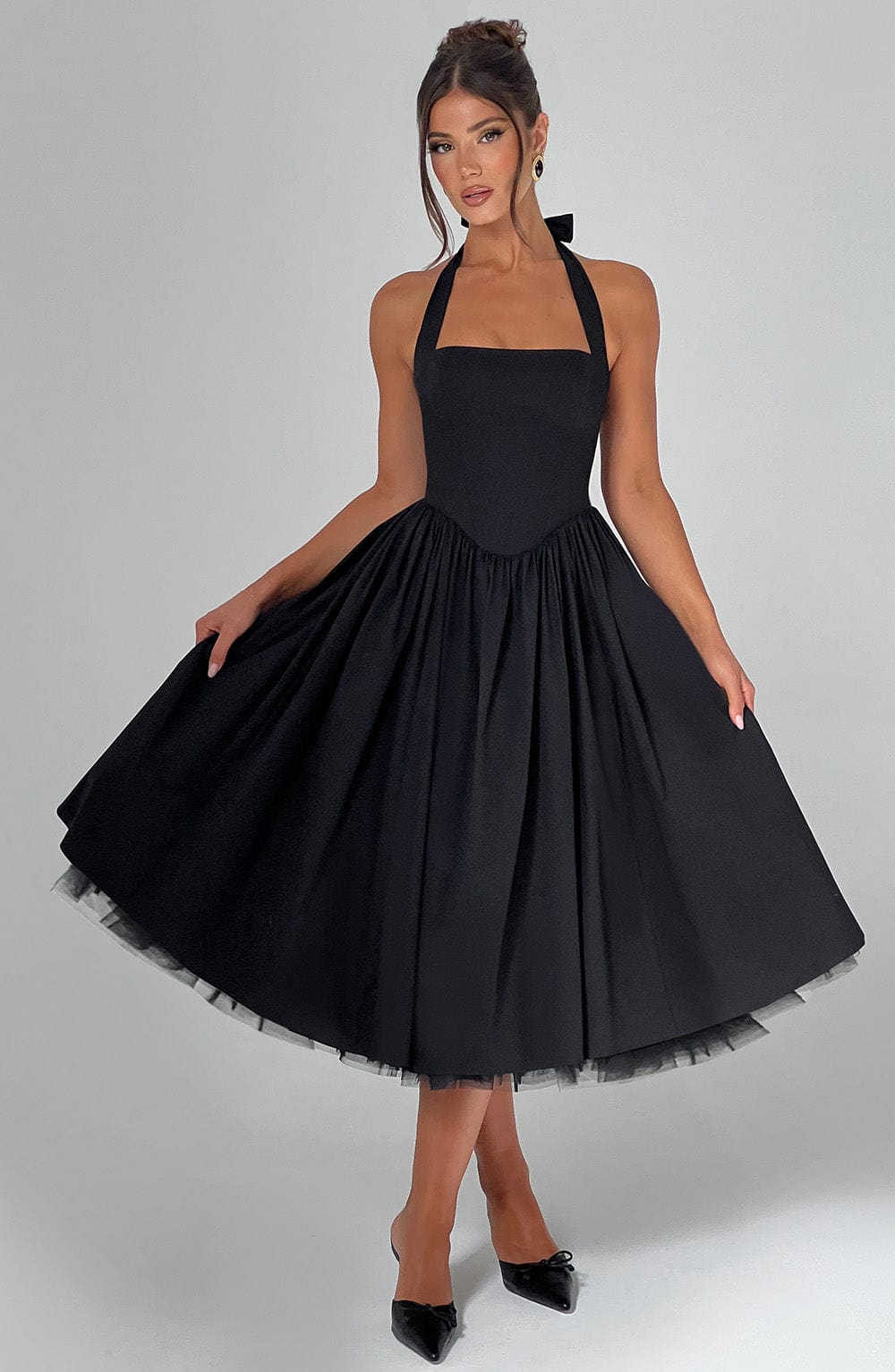 Cressida Midi Dress Black