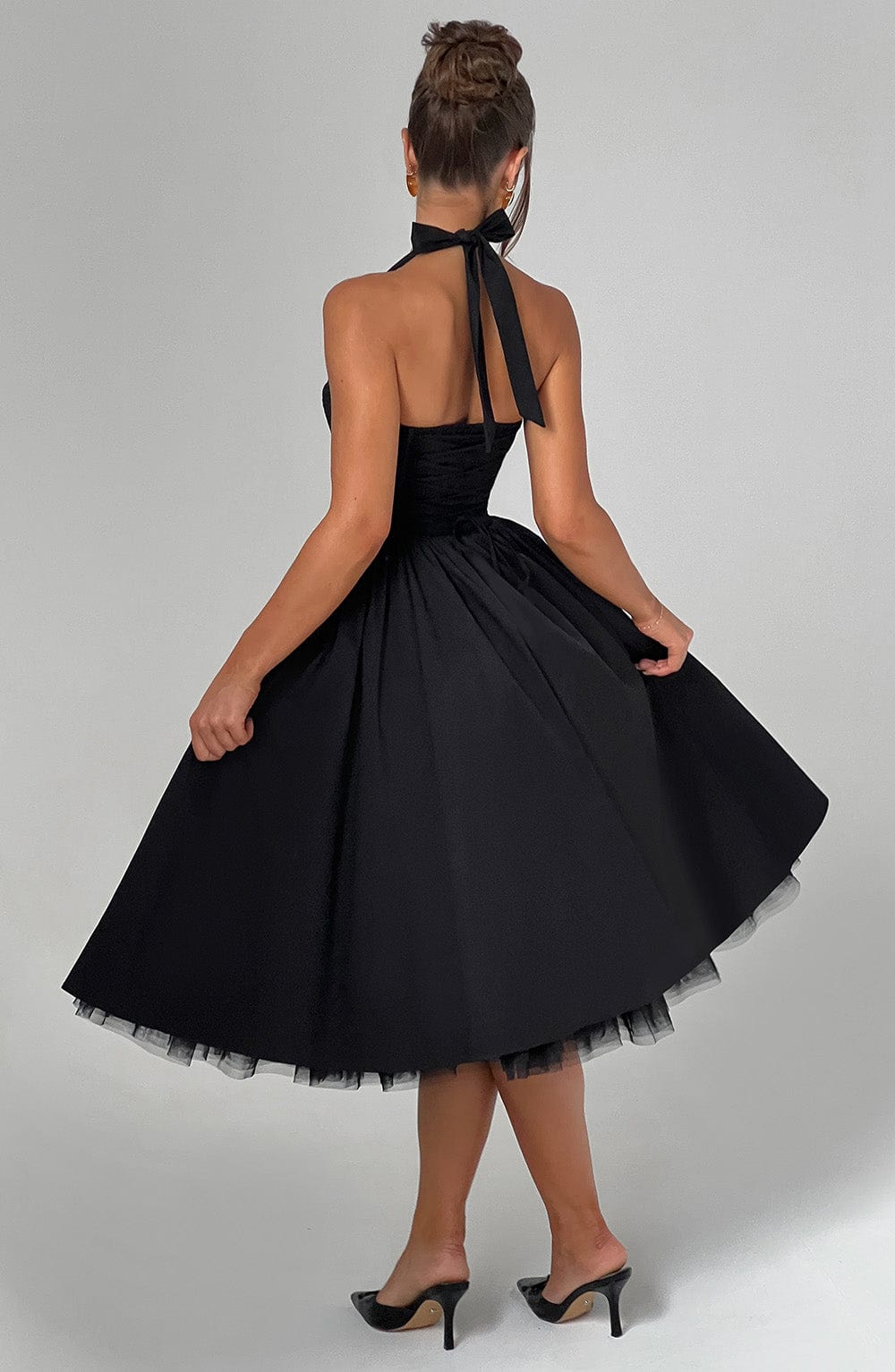 Cressida Midi Dress Black