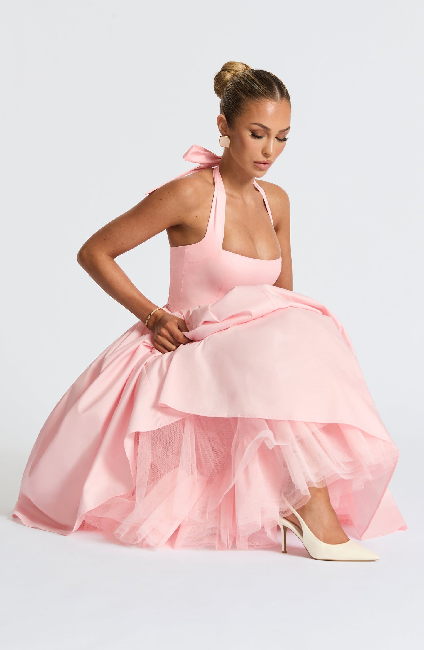 Cressida Midi Dress Blush