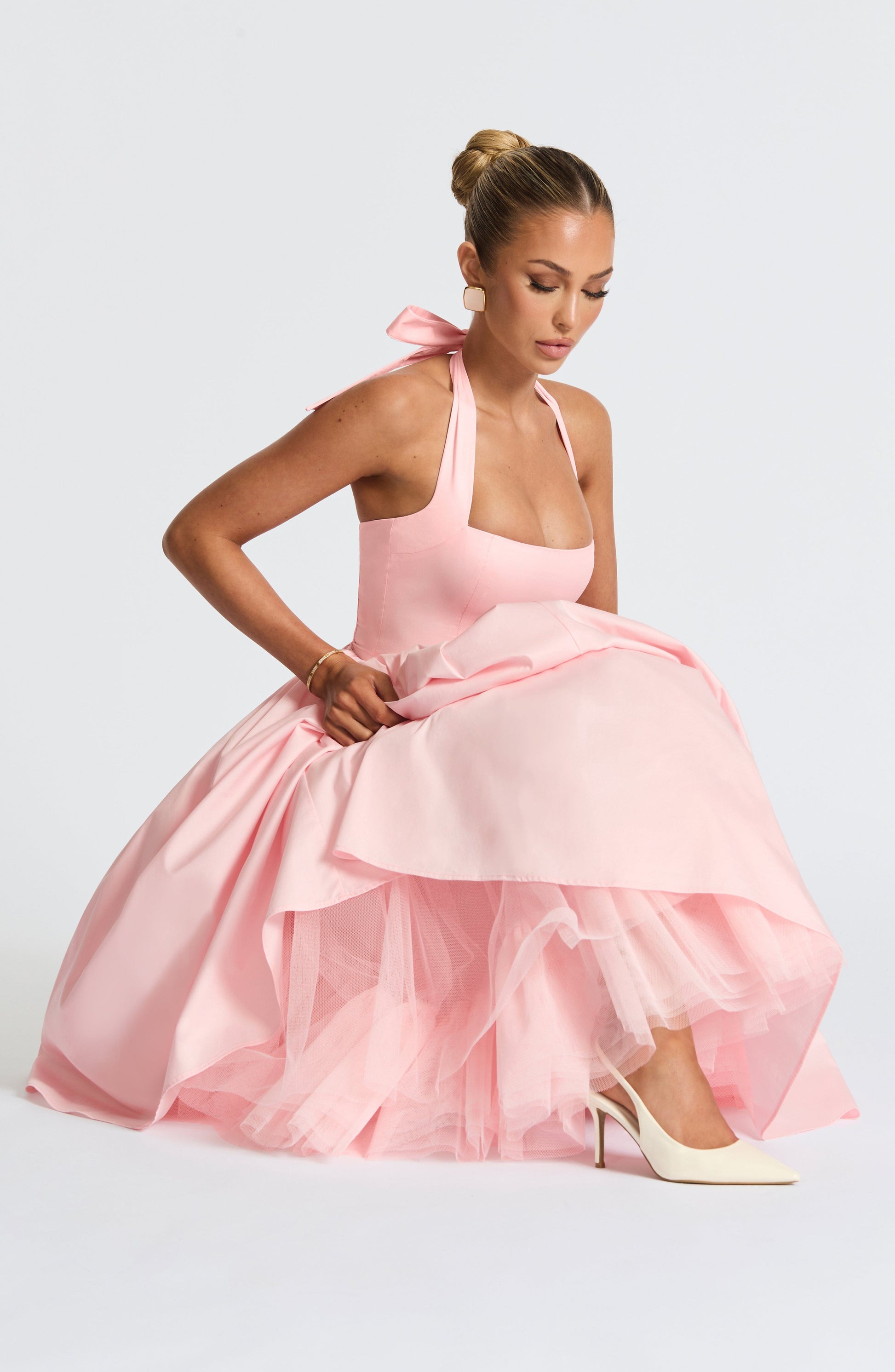 Cressida Midi Dress Blush