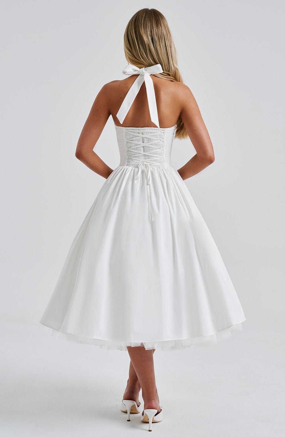 Cressida Midi Dress Ivory