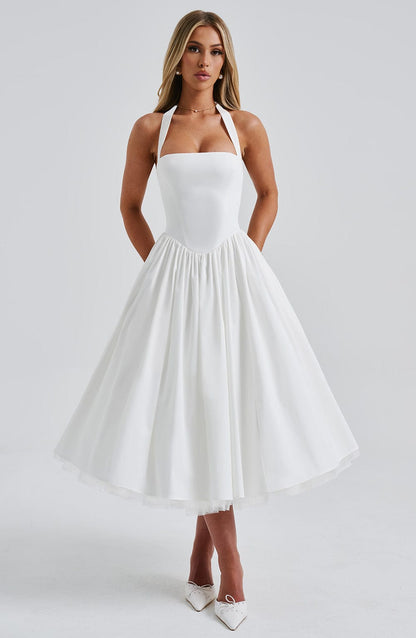 Cressida Midi Dress Ivory
